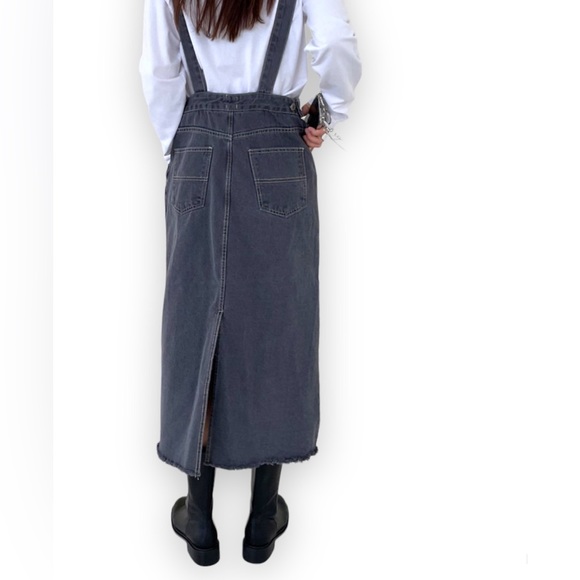 Y2K Overall Long Skirt - Picture 2 of 3